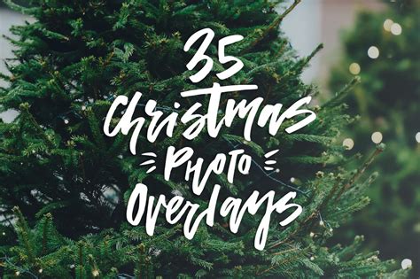 35 Christmas Photo Overlays | Illustrations ~ Creative Market