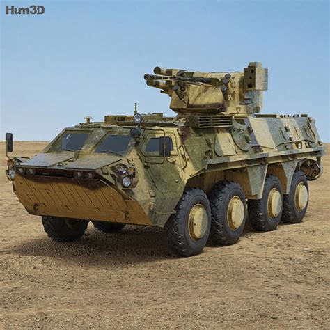 BTR-4 3D model - Military on Hum3D