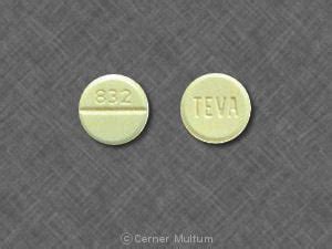 Pill Finder: TEVA 832 Yellow Round - Medicine.com