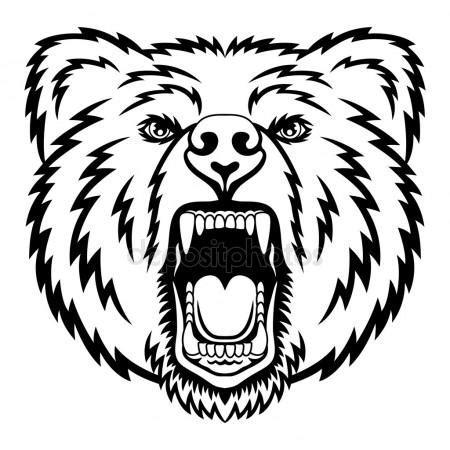 Angry Bear Drawing at GetDrawings | Free download