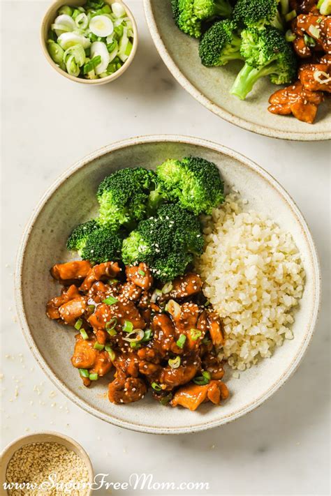 Best Sugar Free Low Carb Keto General Tso Chicken - Sugar-Free Mom