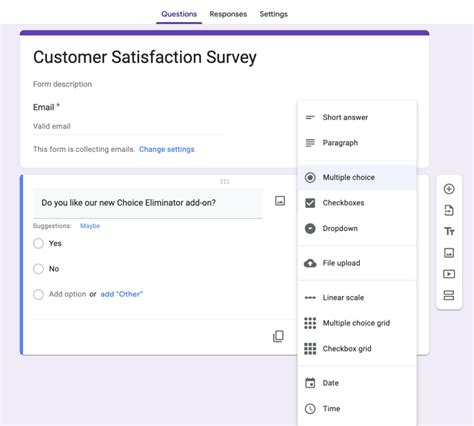 How to Create a Google form survey?