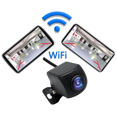 Dcenta HD Digital Wireless Backup Camera IP67 Waterproof License Plate ...