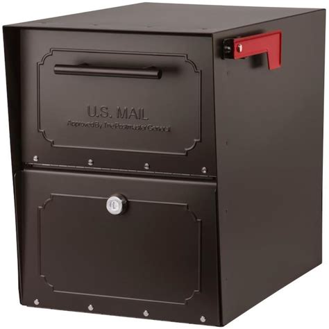 Architectural Mailboxes Oasis TriBolt Post Mount Locking Mailbox Rubbed ...