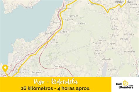 The Camino de Santiago from Vigo, Stages and Maps 3 in 2022 | Camino de ...