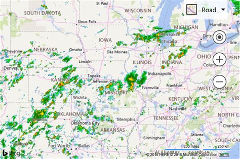 Animated Weather Radar Map - Bing Maps | Microsoft Learn