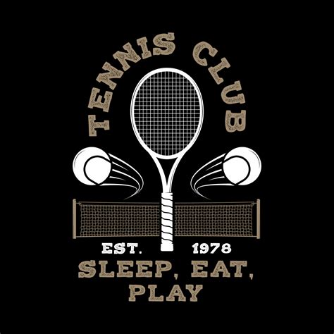 Tennis club. Vector illustration. 13275438 Vector Art at Vecteezy