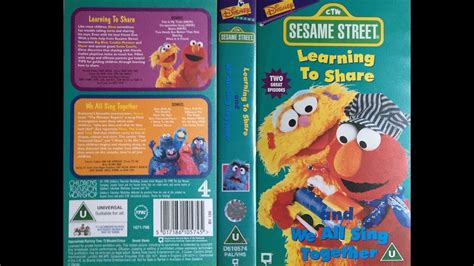 Sesame Street UK VHS