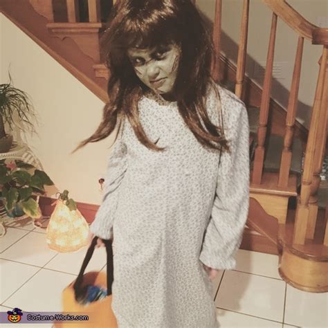 The Exorcist Girl's Costume | No-Sew DIY Costumes - Photo 4/5