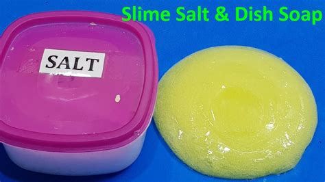 Slime Salt and Dish Soap Super Soft ! How to Make Slime With Dish Soap ...