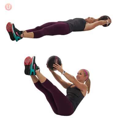 How To Do Medicine Ball V-Up