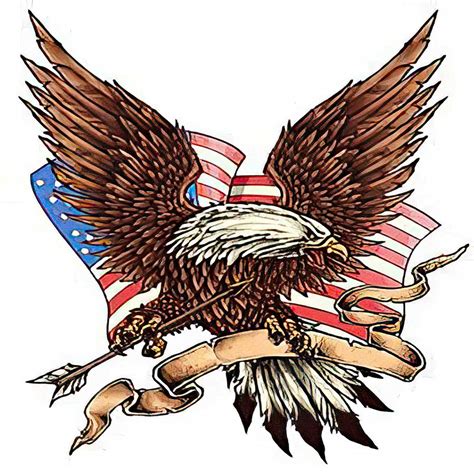 Buy Dopetattoo 6 Sheets Temporary Tattoos eagle America tattoo usa 4th ...