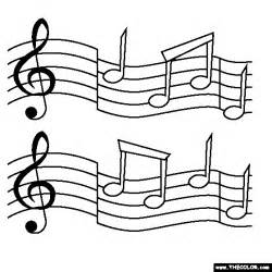 Free Printable Music Notes Coloring Pages Coloring Pages