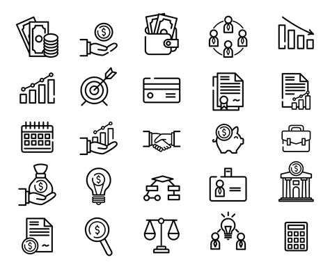 Free Business Icons (AI, PSD)