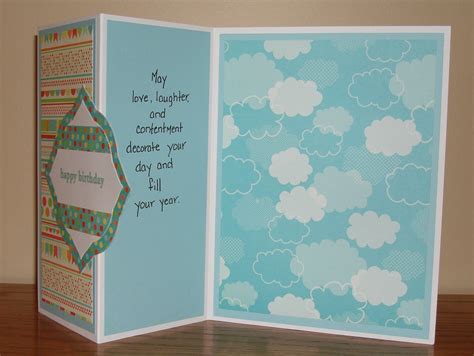 Kelly Creates: Tri fold Birthday Card