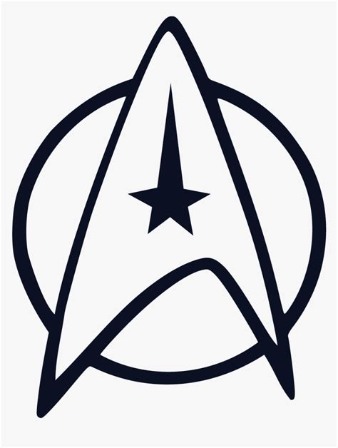 Starfleet Logo Vector - Vector Star Trek Logo, HD Png Download - kindpng