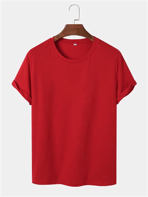 Red – Plain T-Shirt – secretdabba