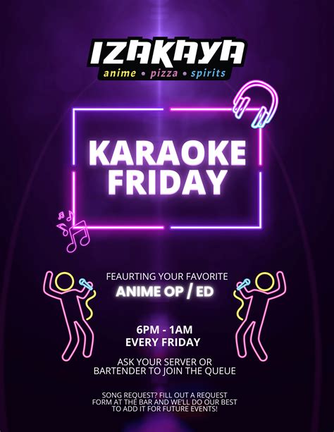 Karaoke Friday at Izakaya! - Izakaya