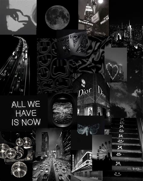 black aesthetic collage | Pretty wallpapers, Wallpaper, Dark wallpaper