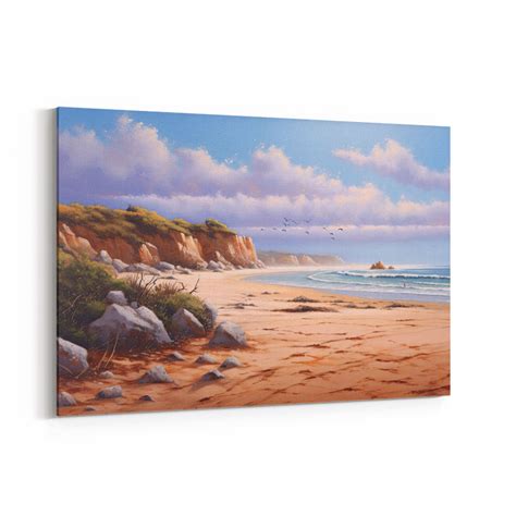 Beach Landscape 3 In Acrylic Style Wall Art