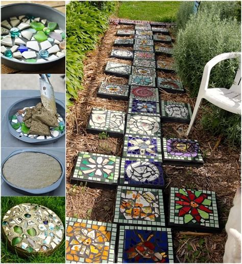 12 DIY Mosaic Garden Decor Projects