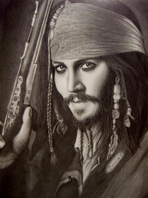 Draw this again: Jack Sparrow - Ioanna Ladopoulou – Art & Design