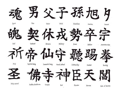 100 Beautiful Chinese Japanese Kanji Tattoo Symbols & Designs