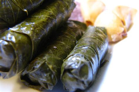 Vegetarian Stuffed Grape Leaves - Syrian Cooking