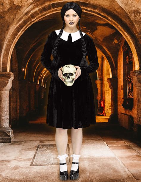 Wednesday Addams Halloween Costume for Adults & Kids