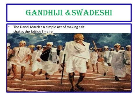 The swadeshi movement