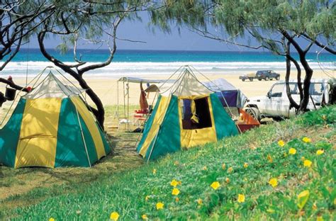 Camping on Fraser Island