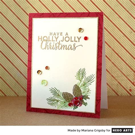 Holly Jolly Christmas | Christmas card crafts, Holiday greetings ...