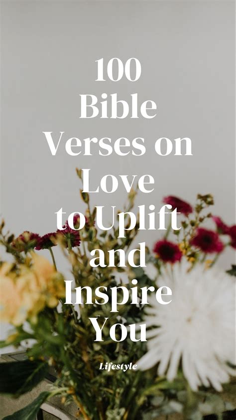 100 Bible Verses on Love to Uplift and Inspire You - Makenstitch