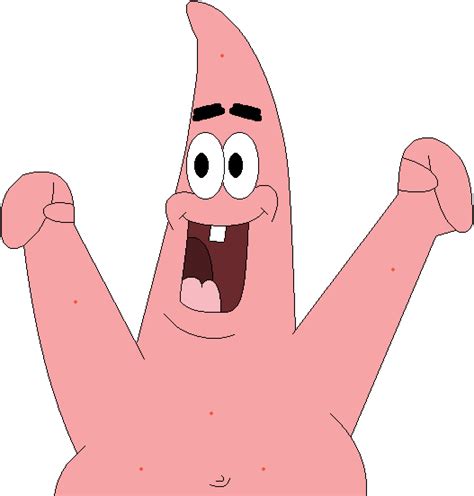 SpongeBob SquarePants - Cheering Patrick by SuperMarioFan65 on DeviantArt