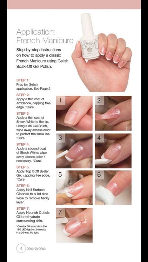 Gel french manicure, Manicure steps, French manicures diy