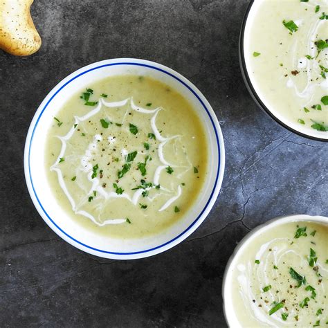 Slow Cooker Leek & Potato Soup Recipe - Feed Your Sole