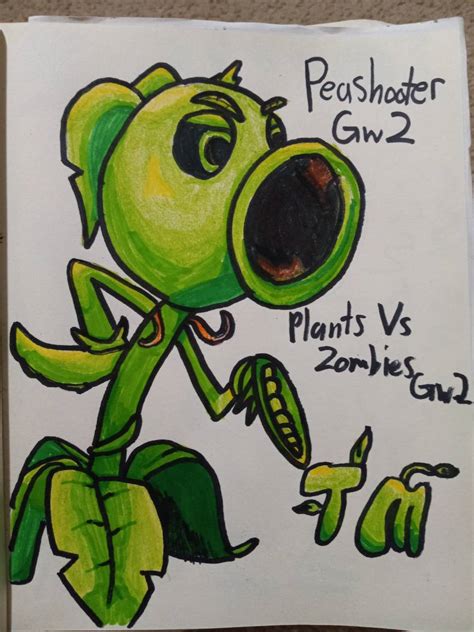 Plants vs. Zombies Gw2 Peashooter [Fanart] by TannookioYT on DeviantArt