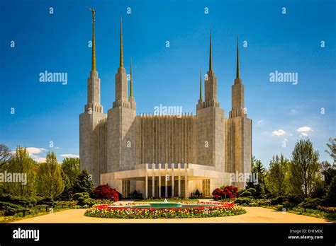 Mormon temple dc hi-res stock photography and images - Alamy