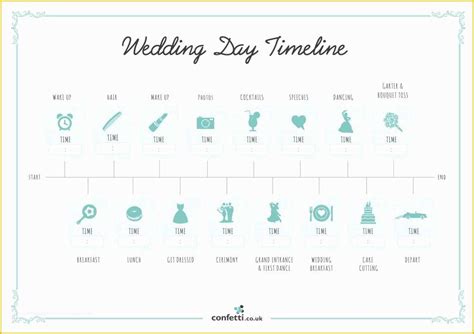 Day Of Wedding Timeline Template Free Of Wedding Day Timeline Free ...