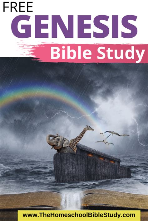 Book Of Genesis Bible Study - The Homeschool Bible Study