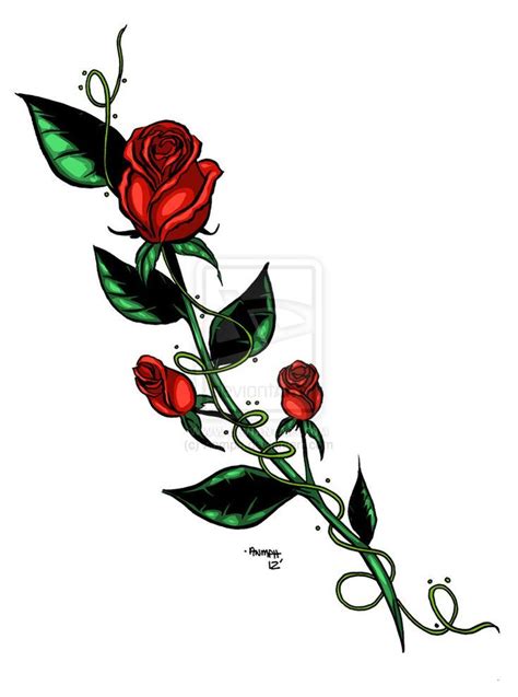 Rose With Thorns Drawing | Free download on ClipArtMag