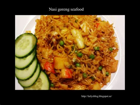 Nasi goreng seafood pedas