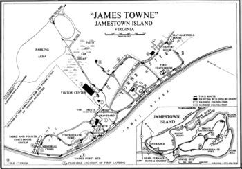 Map of Jamestown Settlement 1607 by Artsy Education Tools and Fun ...