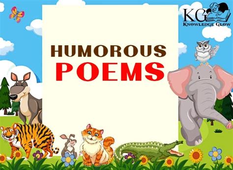 Humorous Poems for Kids | Knowledge Glow