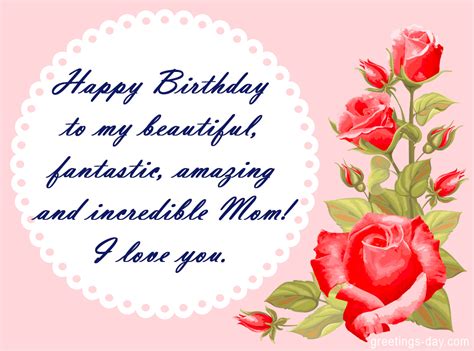 Birthday Wishes for Mom. Happy birthday Mother!