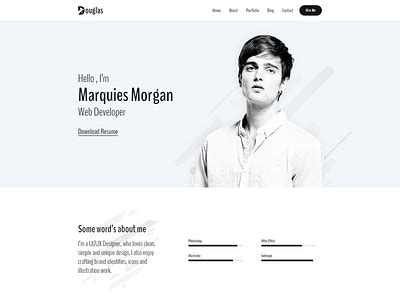 Portfolio Html Template designs, themes, templates and downloadable ...