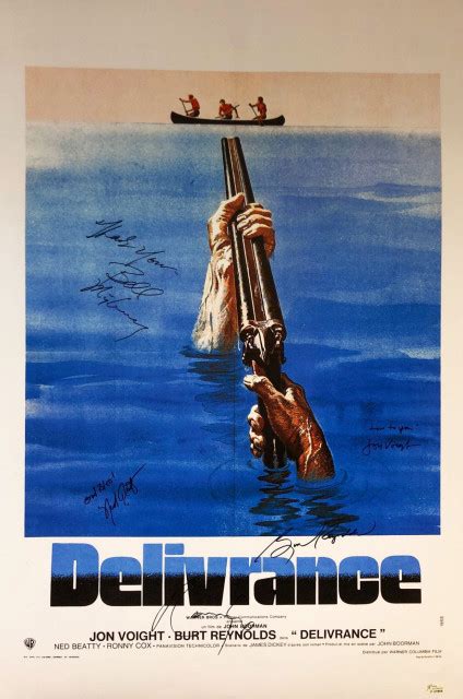 Deliverance cast signed movie poster, 27x40 inches - Contemporary ...