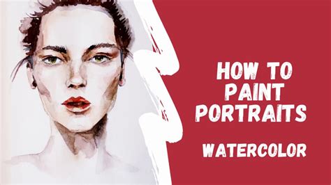 How to paint watercolor portraits.WATERCOLOR TUTORIAL - YouTube