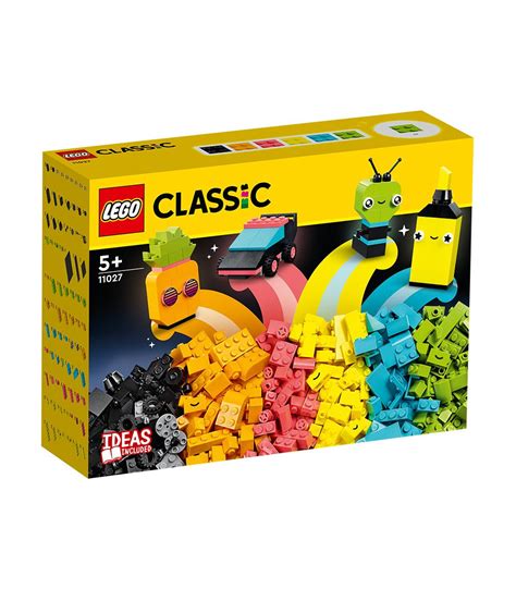 LEGO® CLASSIC 11027 CREATIVE NEON FUN, AGE 5+, BUILDING BLOCKS, 2023 ...