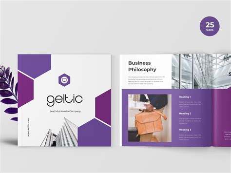 Business Portfolio Template by InDesign Essence on Dribbble